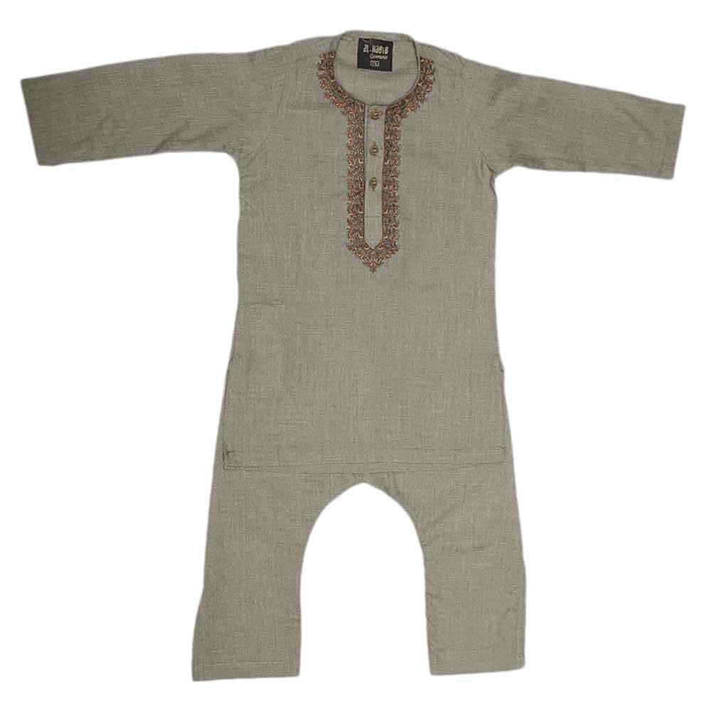 Boys Embroidered Shalwar Suit - Green, Kids, Boys Shalwar Kameez, Chase Value, Chase Value