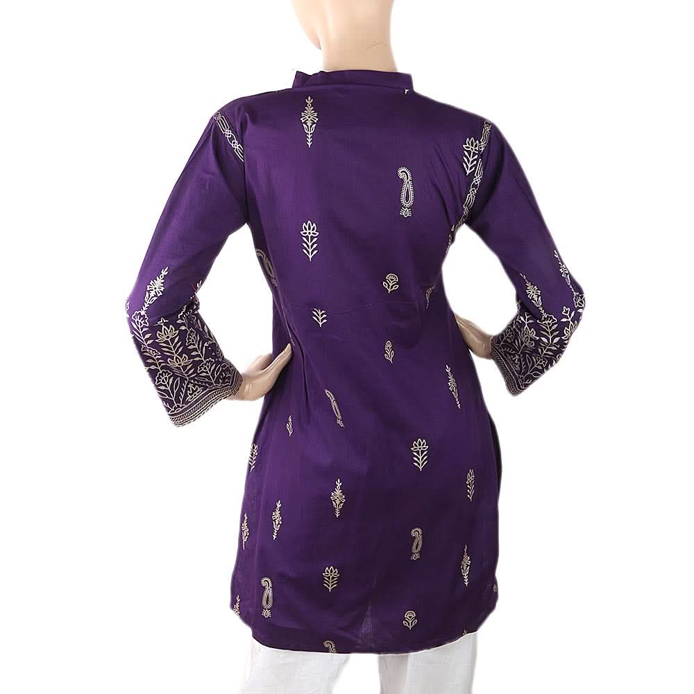 Women's Fancy Kurti - Purple, Women, Ready Kurtis, Chase Value, Chase Value