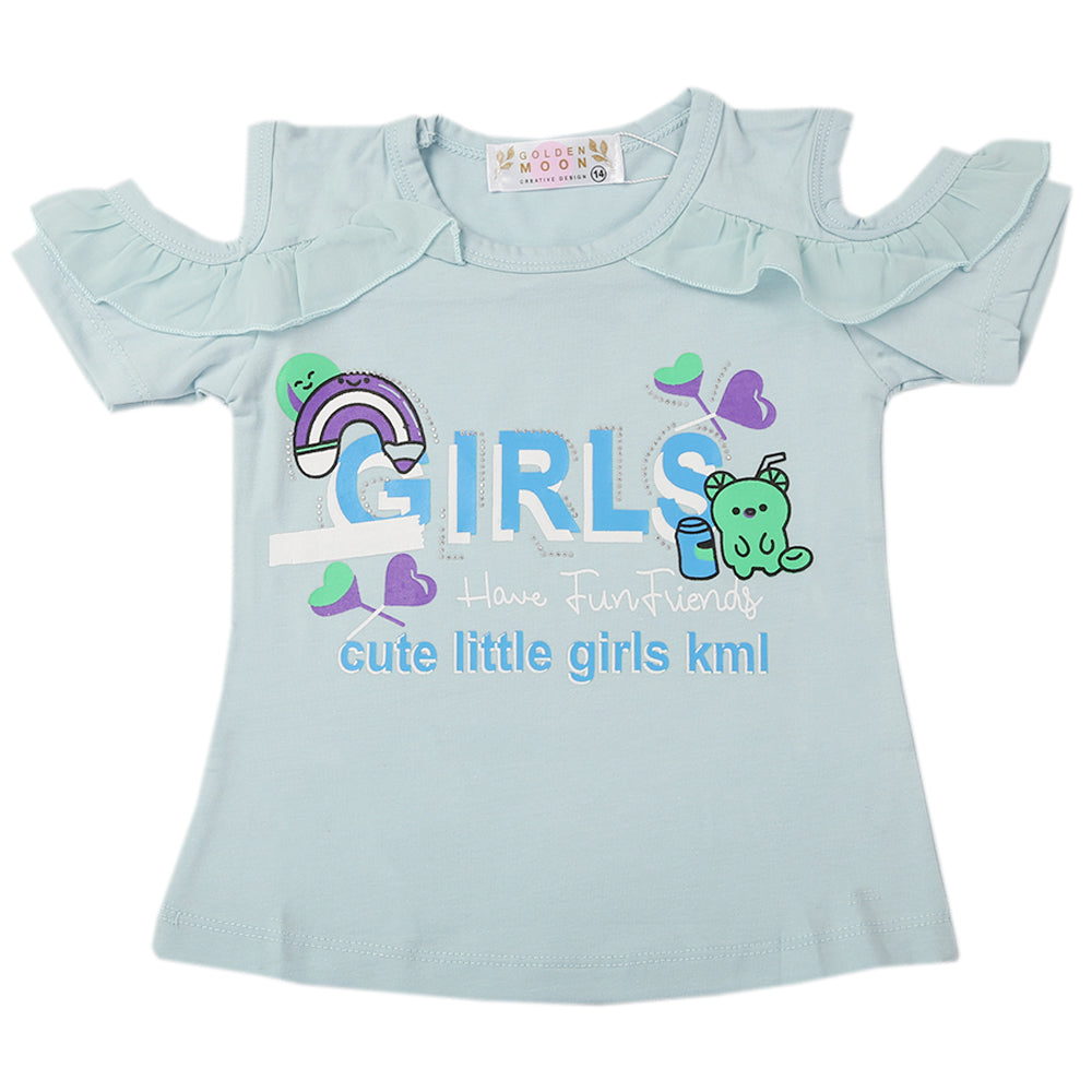 Girls T-Shirts - Light Blue, Girls T-Shirts, Chase Value, Chase Value