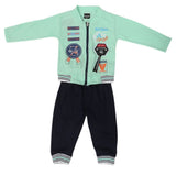Boys Full Sleeves 3 Piece Suit - Cyan, Kids, Boys Sets And Suits, Chase Value, Chase Value