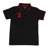 Boys Half Sleeves Polo T-Shirt - Black, Kids, Boys T-Shirts, Chase Value, Chase Value