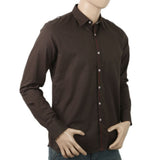Men's Full Sleeves Casual Shirt - Dark Brown, Men, Shirts, Chase Value, Chase Value