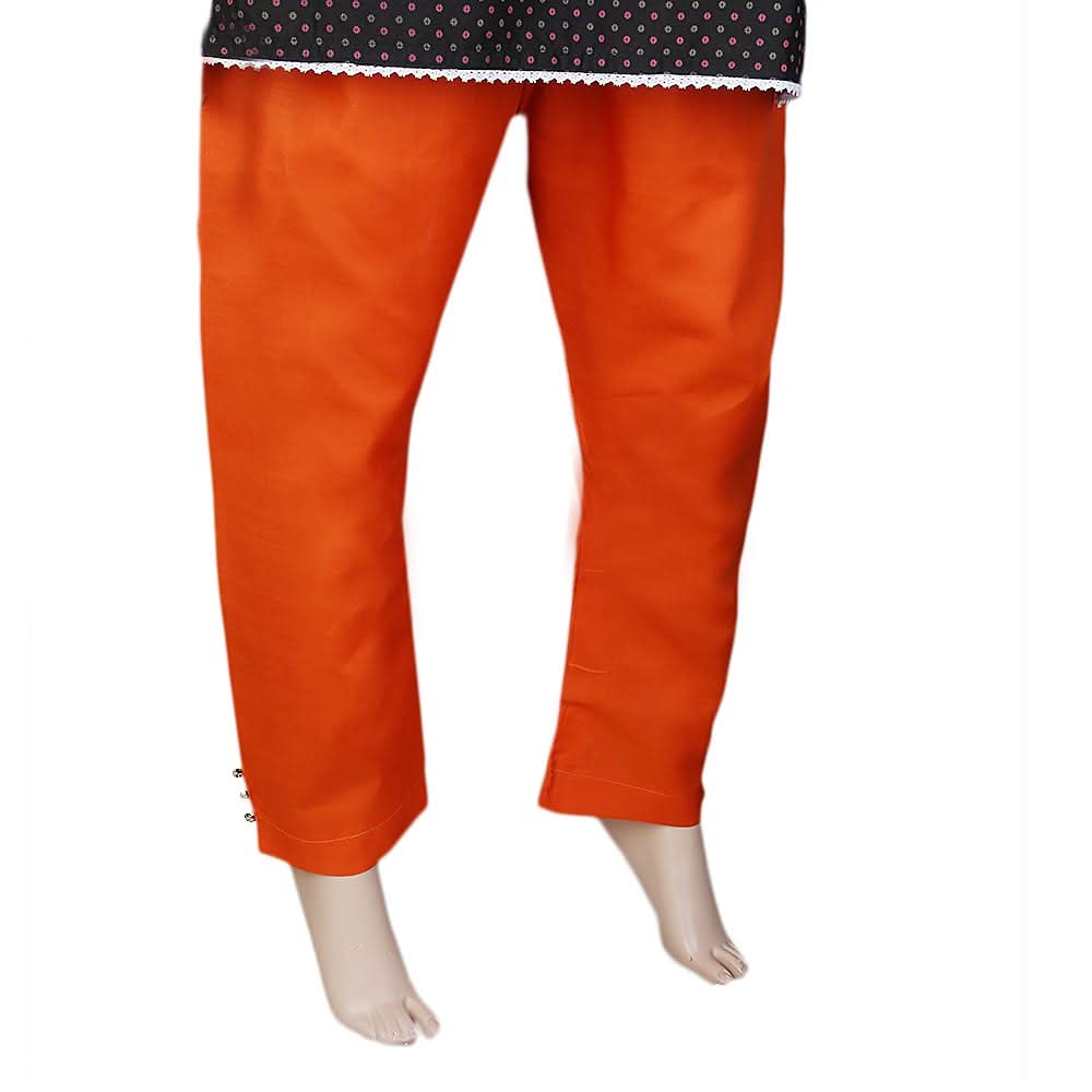 Women's Basic Trouser -  Orange, Women, Pants & Tights, Chase Value, Chase Value