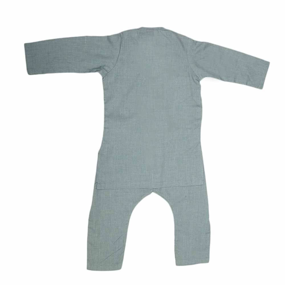 Boys Embroidered Shalwar Suit - Steel Blue, Kids, Boys Shalwar Kameez, Chase Value, Chase Value