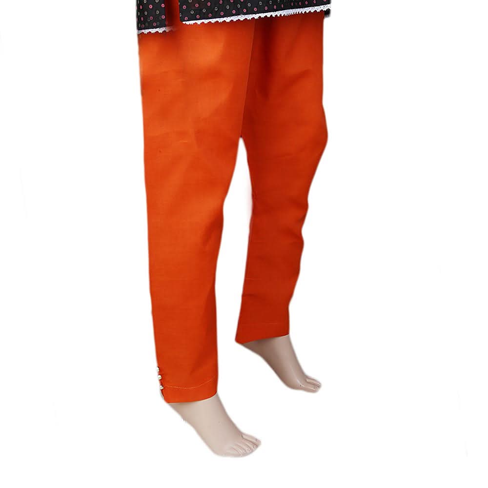Women's Basic Trouser -  Orange, Women, Pants & Tights, Chase Value, Chase Value