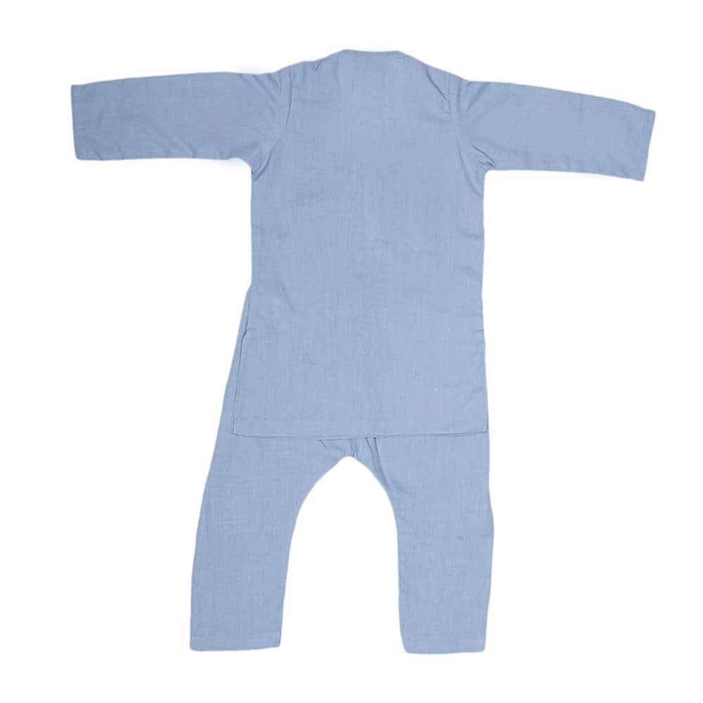 Boys Embroidered Shalwar Suit - Blue, Kids, Boys Shalwar Kameez, Chase Value, Chase Value
