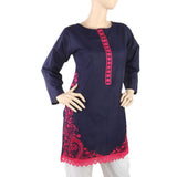 Women's Embroidery Kurti - Navy Blue, Women, Ready Kurtis, Chase Value, Chase Value
