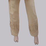Women's Trouser With Lace - Beige, Women, Pants & Tights, Chase Value, Chase Value