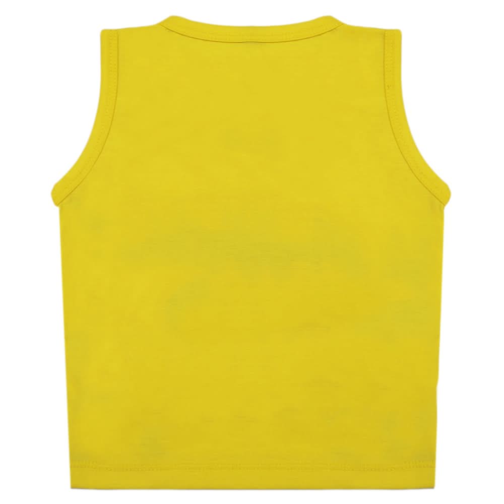 Boys Sando T-Shirt - Yellow, Boys T-Shirts, Chase Value, Chase Value