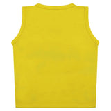 Boys Sando T-Shirt - Yellow, Boys T-Shirts, Chase Value, Chase Value