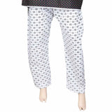 Women's Printed Trouser - White, Women, Pants & Tights, Chase Value, Chase Value