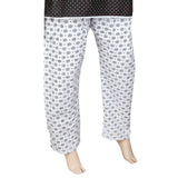 Women's Printed Trouser - White, Women, Pants & Tights, Chase Value, Chase Value
