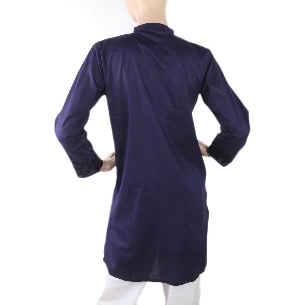 Women's Embroidery Kurti - Navy Blue, Women, Ready Kurtis, Chase Value, Chase Value