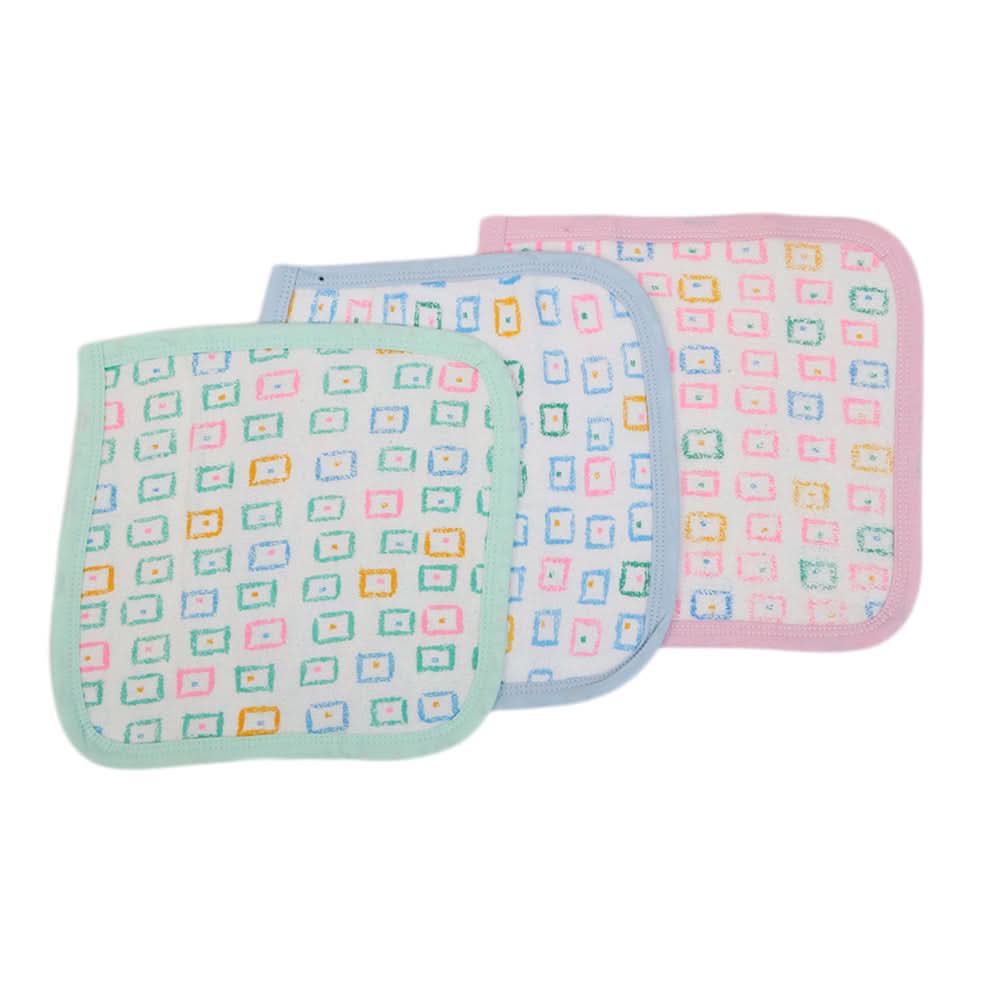 Newborn Face Towel 3Pack - Multi, Kids, Towels, Chase Value, Chase Value