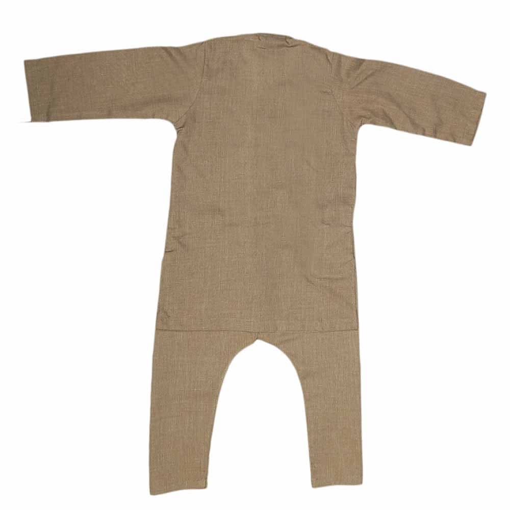 Boys Embroidered Shalwar Suit - Beige, Kids, Boys Shalwar Kameez, Chase Value, Chase Value