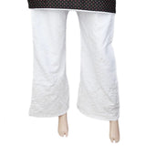 Women's Embroidered Bell Bottom Trouser - White, Women, Pants & Tights, Chase Value, Chase Value