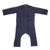 Boys Embroidered Shalwar Kameez - Navy Blue, Kids, Boys Shalwar Kameez, Chase Value, Chase Value