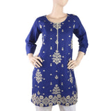 Women's Embroidery Kurti - Royal Blue, Women, Ready Kurtis, Chase Value, Chase Value