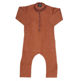 Boys Embroidered Shalwar Suit - Copper, Kids, Boys Shalwar Kameez, Chase Value, Chase Value