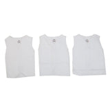 Boys 3Pcs Vest Velcro - White, Kids, Boys Vest, Chase Value, Chase Value