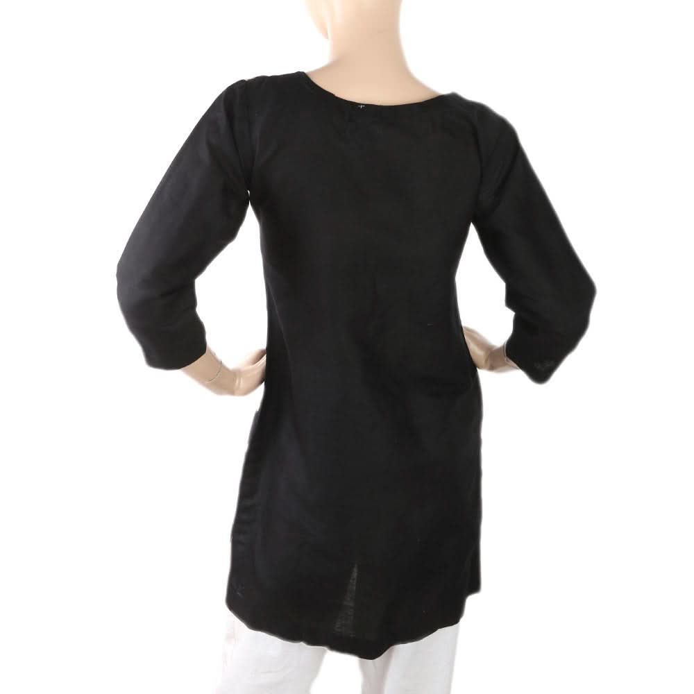 Women's Embroidery Kurti - Black, Women, Ready Kurtis, Chase Value, Chase Value