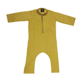 Boys Embroidered Shalwar Kameez - Mustard, Kids, Boys Shalwar Kameez, Chase Value, Chase Value