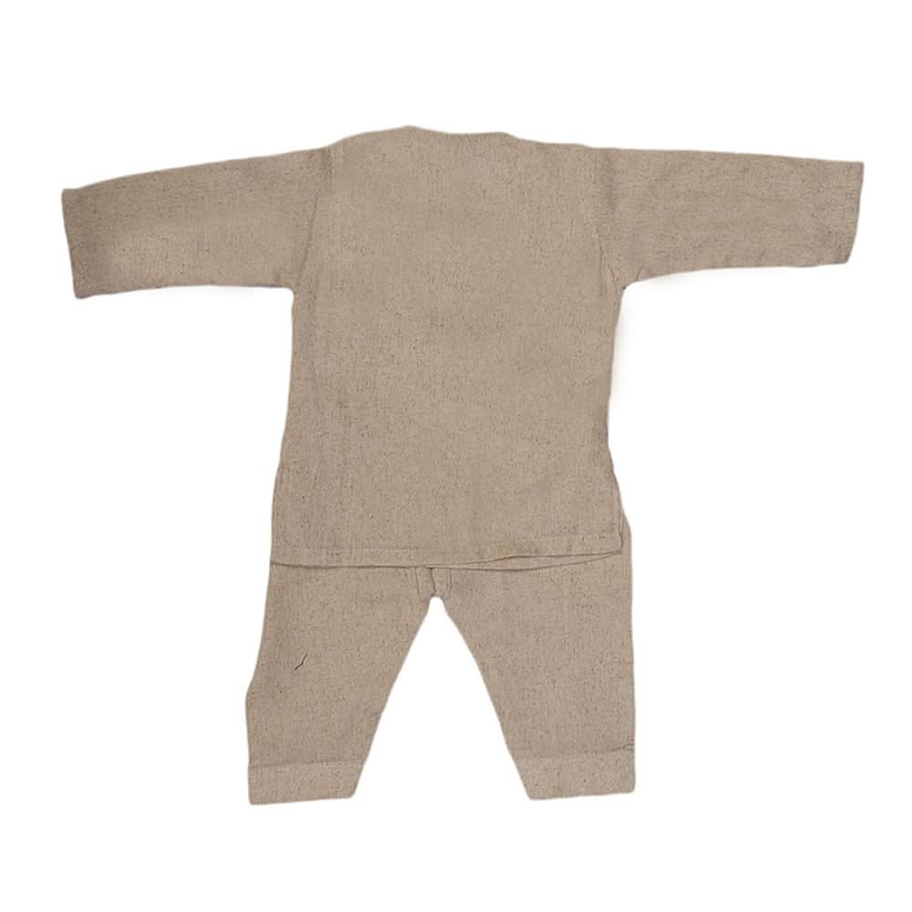 Newborn Boys Embroidered Shalwar Kameez - Fawn, Kids, NB Boys Shalwar Suits, Chase Value, Chase Value