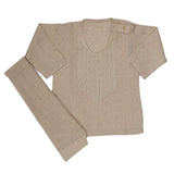 Newborn Boys Embroidered Shalwar Kameez - Fawn, Kids, NB Boys Shalwar Suits, Chase Value, Chase Value