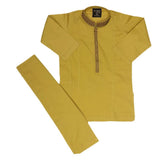 Boys Embroidered Shalwar Kameez - Mustard, Kids, Boys Shalwar Kameez, Chase Value, Chase Value