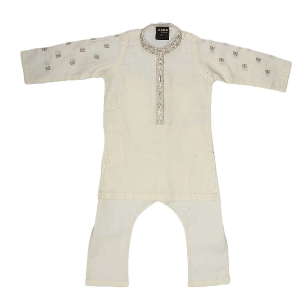 Boys Fancy Shalwar Kameez - Off White, Kids, Boys Shalwar Kameez, Chase Value, Chase Value