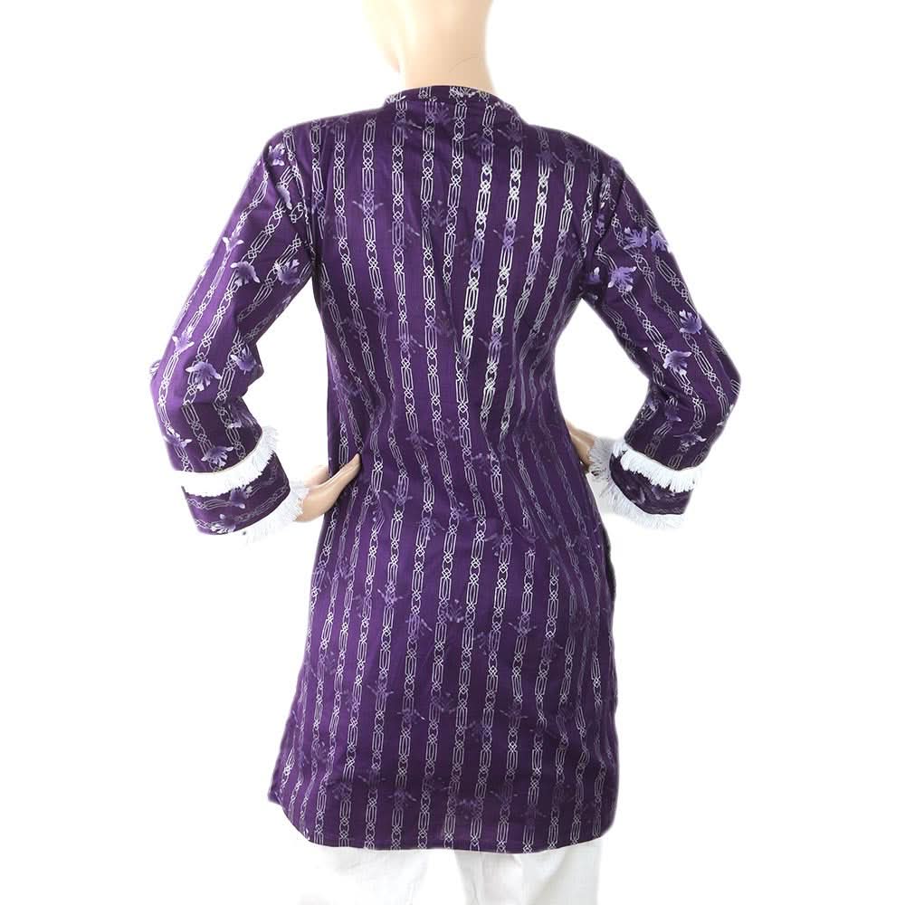 Women's Fancy Kurti - Purple, Women, Ready Kurtis, Chase Value, Chase Value