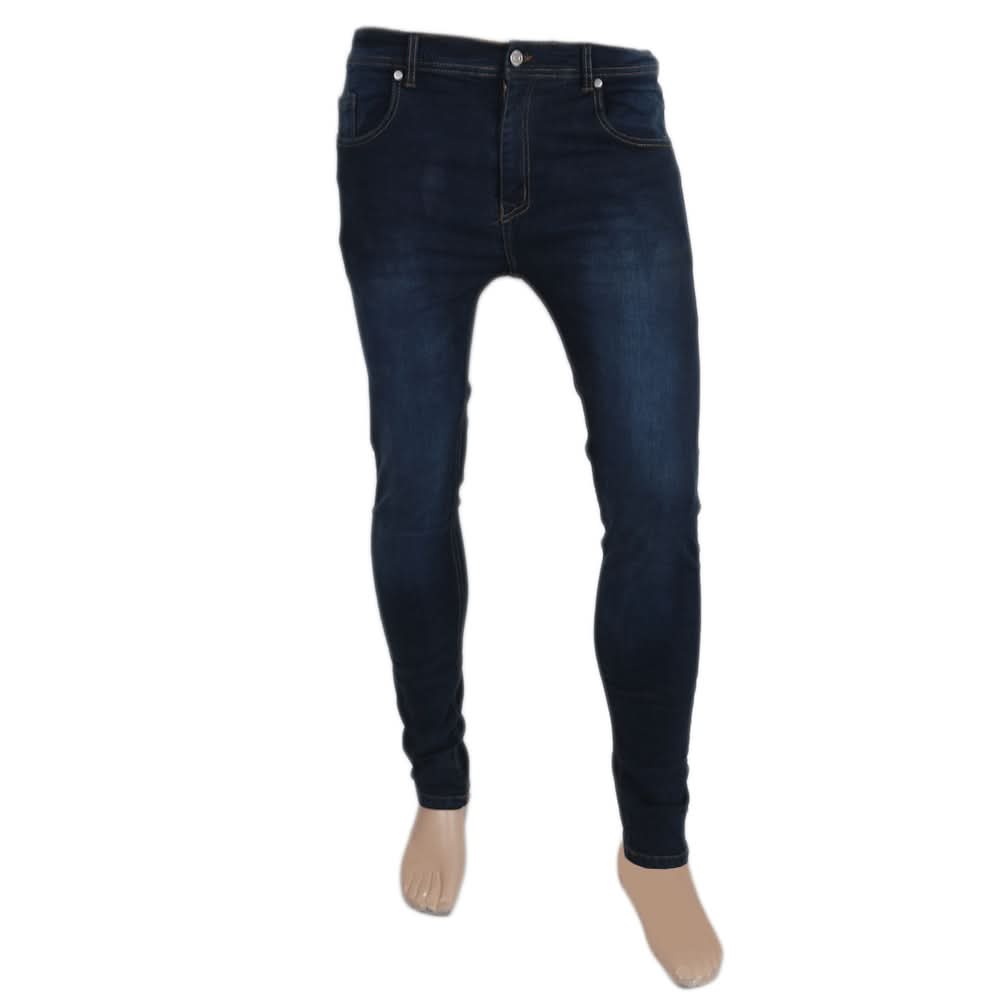 Men's Denim Pant - Dark Blue, Men, Casual Pants And Jeans, Chase Value, Chase Value