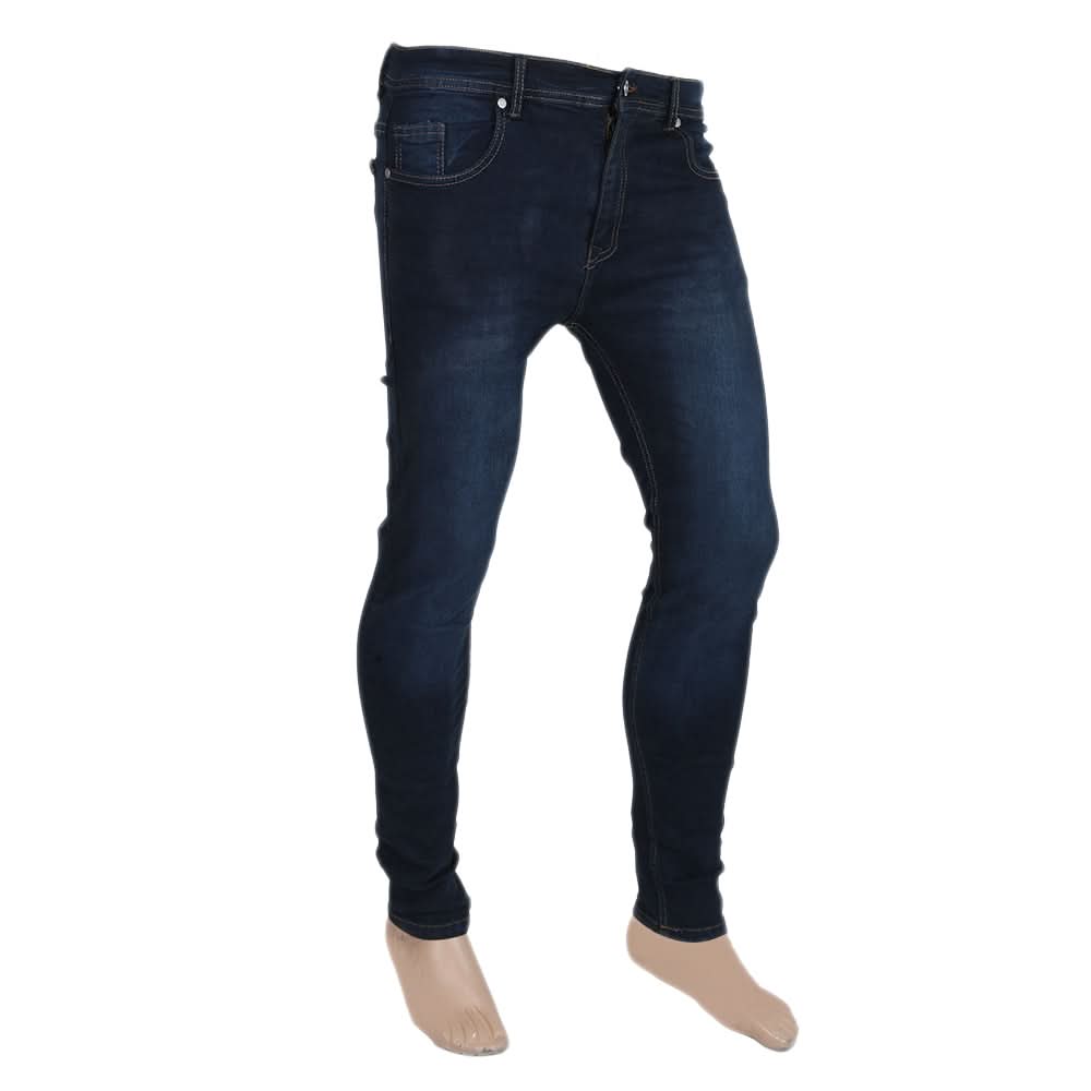 Men's Denim Pant - Dark Blue, Men, Casual Pants And Jeans, Chase Value, Chase Value