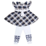Girls Half Sleeves Tights Suit - Navy Blue, Kids, Girls Sets And Suits, Chase Value, Chase Value
