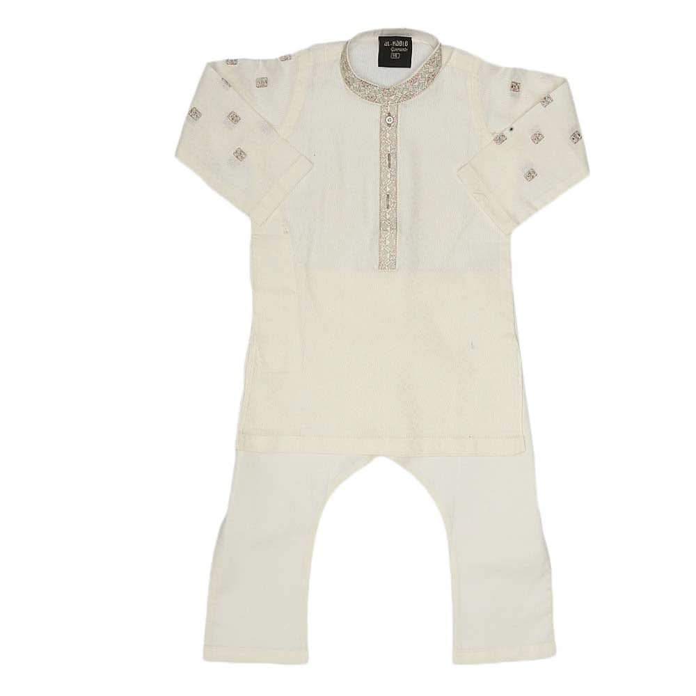 Boys Fancy Shalwar Kameez - Off White, Kids, Boys Shalwar Kameez, Chase Value, Chase Value