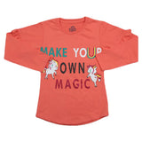 Girls Full Sleeves Jersey T-Shirt - Pink, Kids, Girls T-Shirts, Chase Value, Chase Value