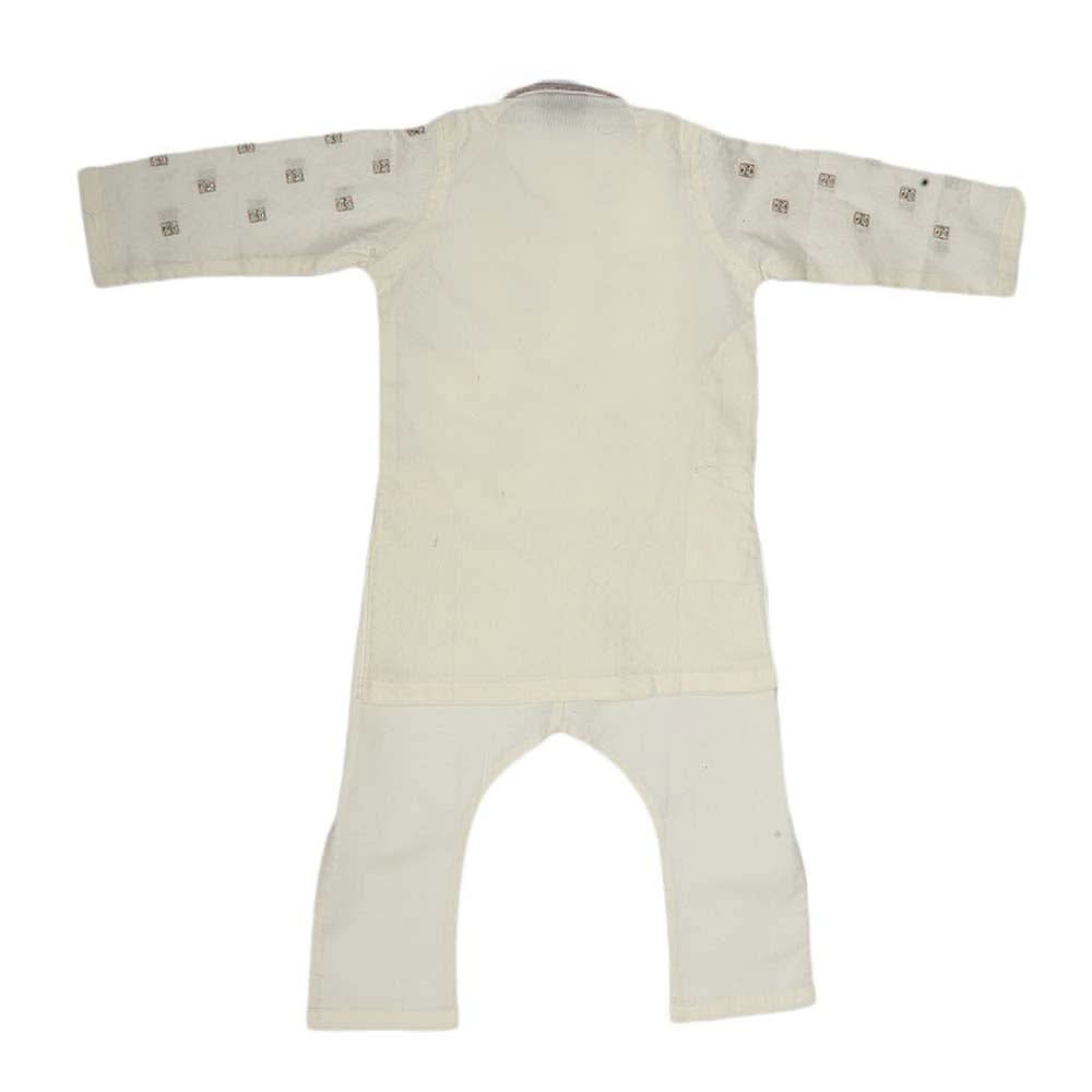 Boys Fancy Shalwar Kameez - Off White, Kids, Boys Shalwar Kameez, Chase Value, Chase Value