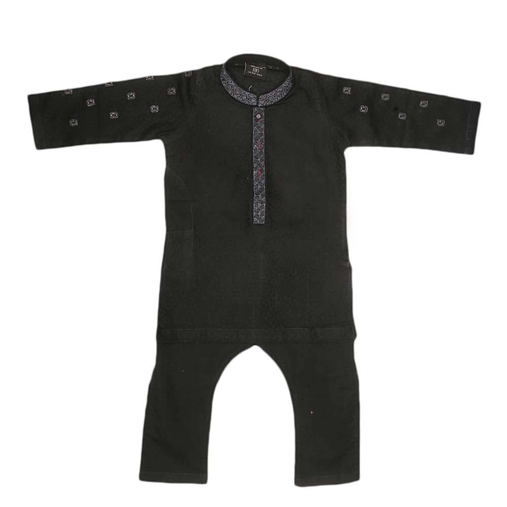 Boys Fancy Shalwar Kameez - Black, Kids, Boys Shalwar Kameez, Chase Value, Chase Value