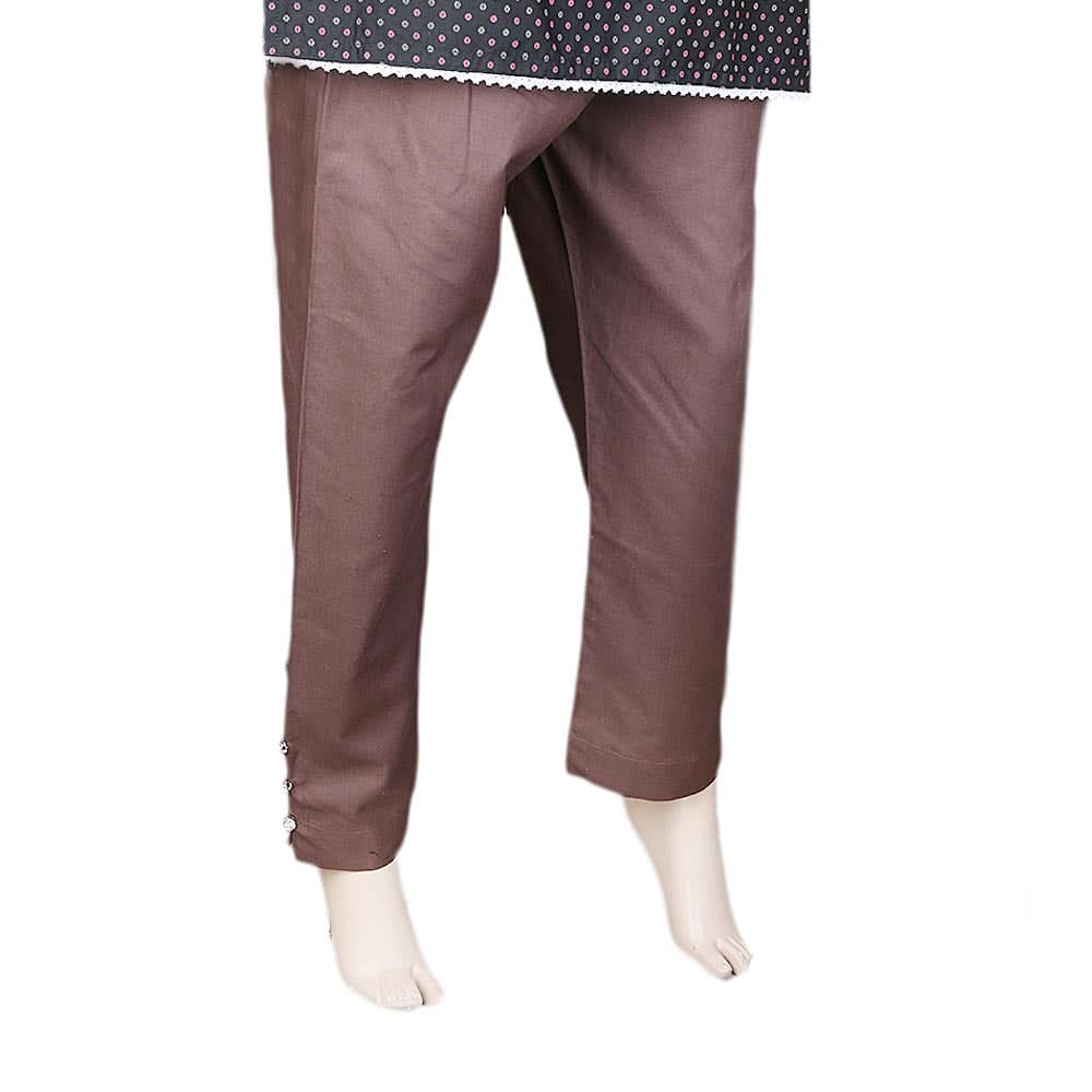 Women's Basic Trouser -  Coffee, Women, Pants & Tights, Chase Value, Chase Value