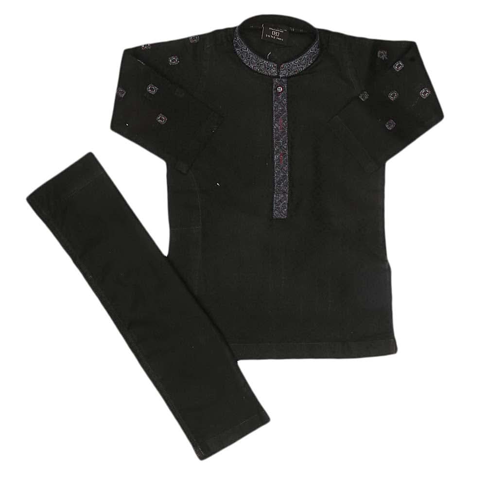 Boys Fancy Shalwar Kameez - Black, Kids, Boys Shalwar Kameez, Chase Value, Chase Value