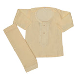 Newborn Boys Embroidered Shalwar Kameez - Fawn, Kids, NB Boys Shalwar Suits, Chase Value, Chase Value