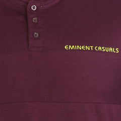 Eminent Men's Full Sleeves T-Shirt - Purple, Men's T-Shirts & Polos, Eminent, Chase Value