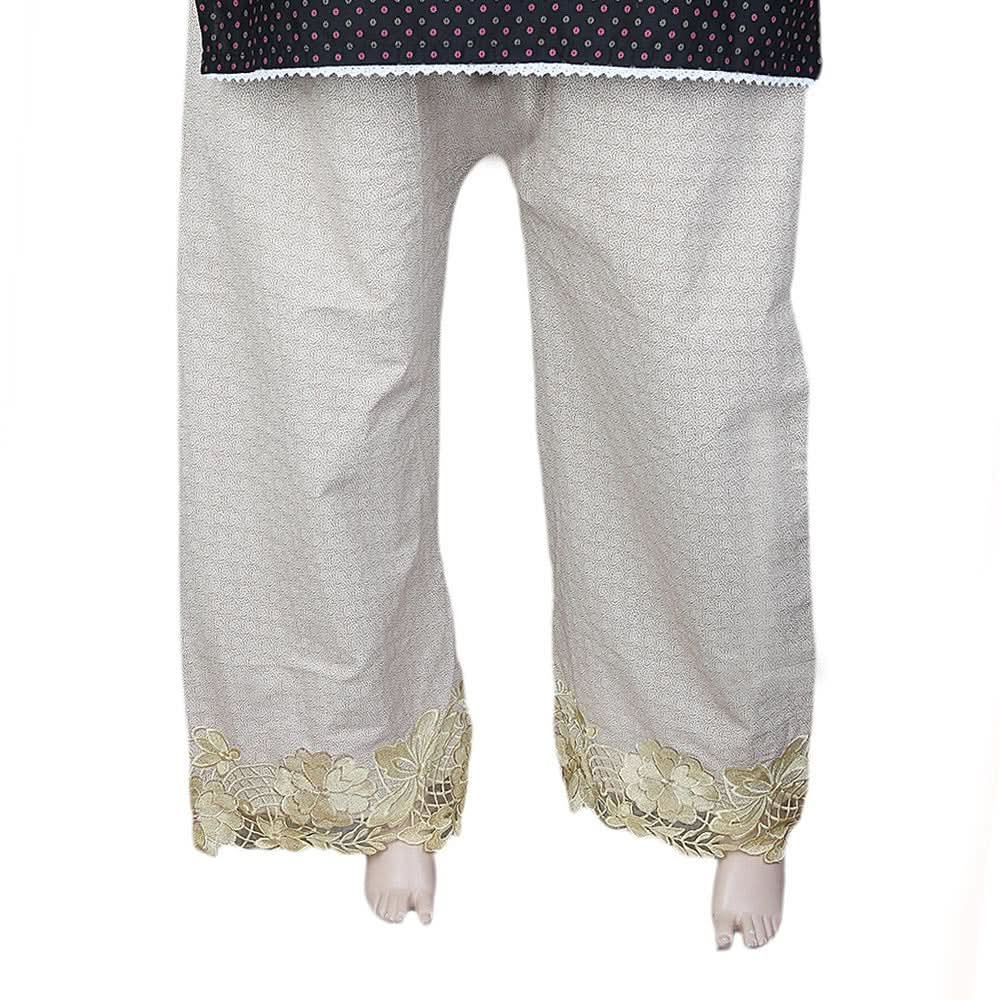 Women's Printed Bell Bottom Trouser - Copper, Women, Pants & Tights, Chase Value, Chase Value
