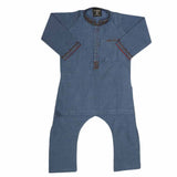Boys Embroidered Shalwar Kameez - Blue, Kids, Boys Shalwar Kameez, Chase Value, Chase Value