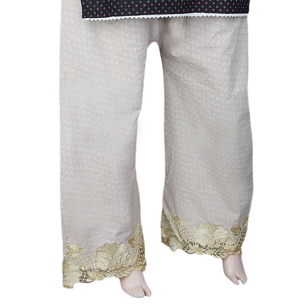 Women's Printed Bell Bottom Trouser - Copper, Women, Pants & Tights, Chase Value, Chase Value