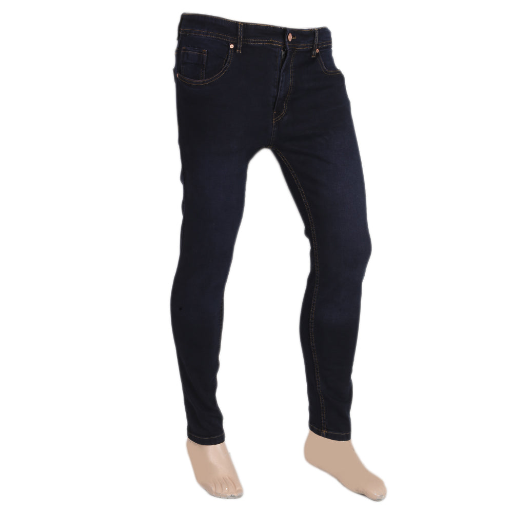 Men's Denim Pant - Dark Blue, Men, Casual Pants And Jeans, Chase Value, Chase Value
