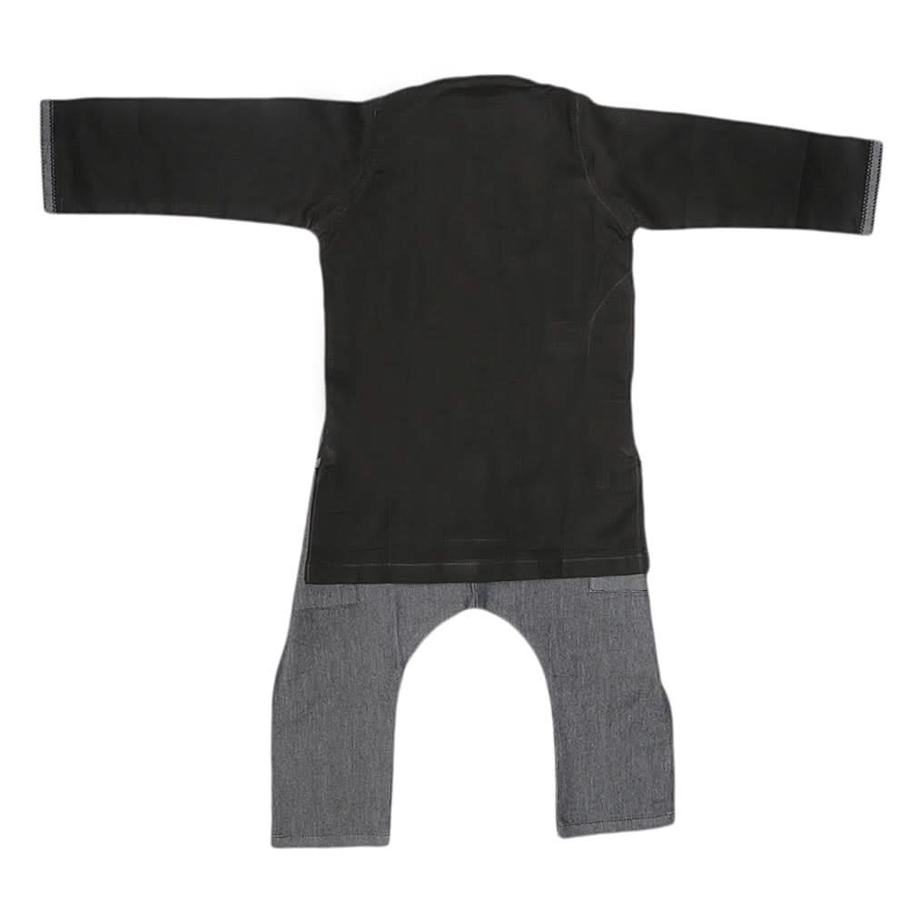 Boys Fancy Shalwar Kameez - Black, Kids, Boys Shalwar Kameez, Chase Value, Chase Value