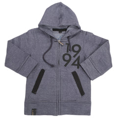 Boys Zipper Hoodie - Steel Blue, Kids, Boys Hoodies and Sweat Shirts, Chase Value, Chase Value