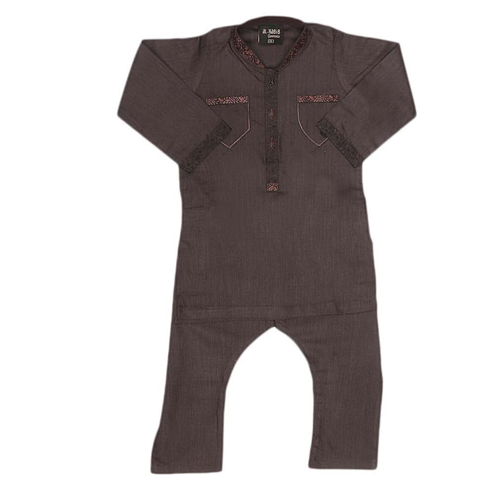 Boys Embroidered Shalwar Kameez - Dark Purple, Kids, Boys Shalwar Kameez, Chase Value, Chase Value