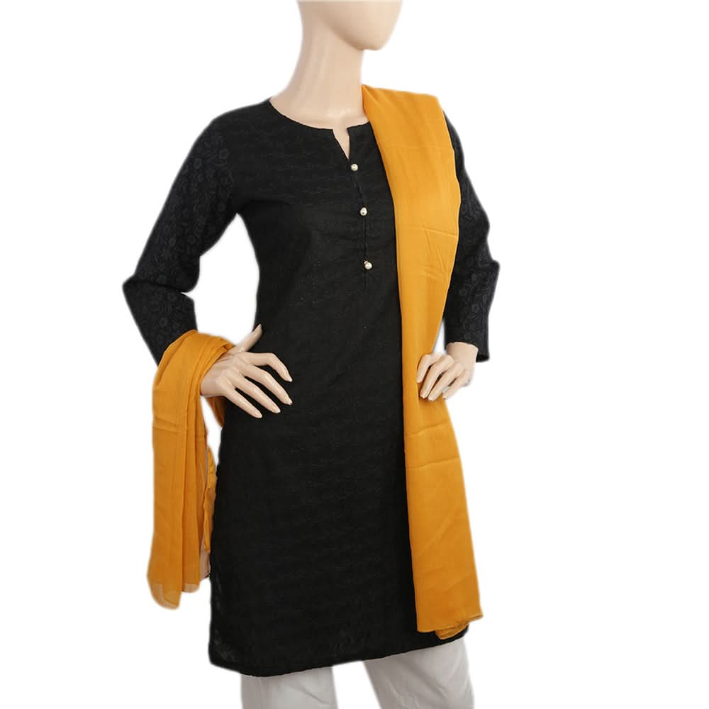 Women's Plain Chiffon Dupatta - Mustard, Women, Dupatta, Chase Value, Chase Value